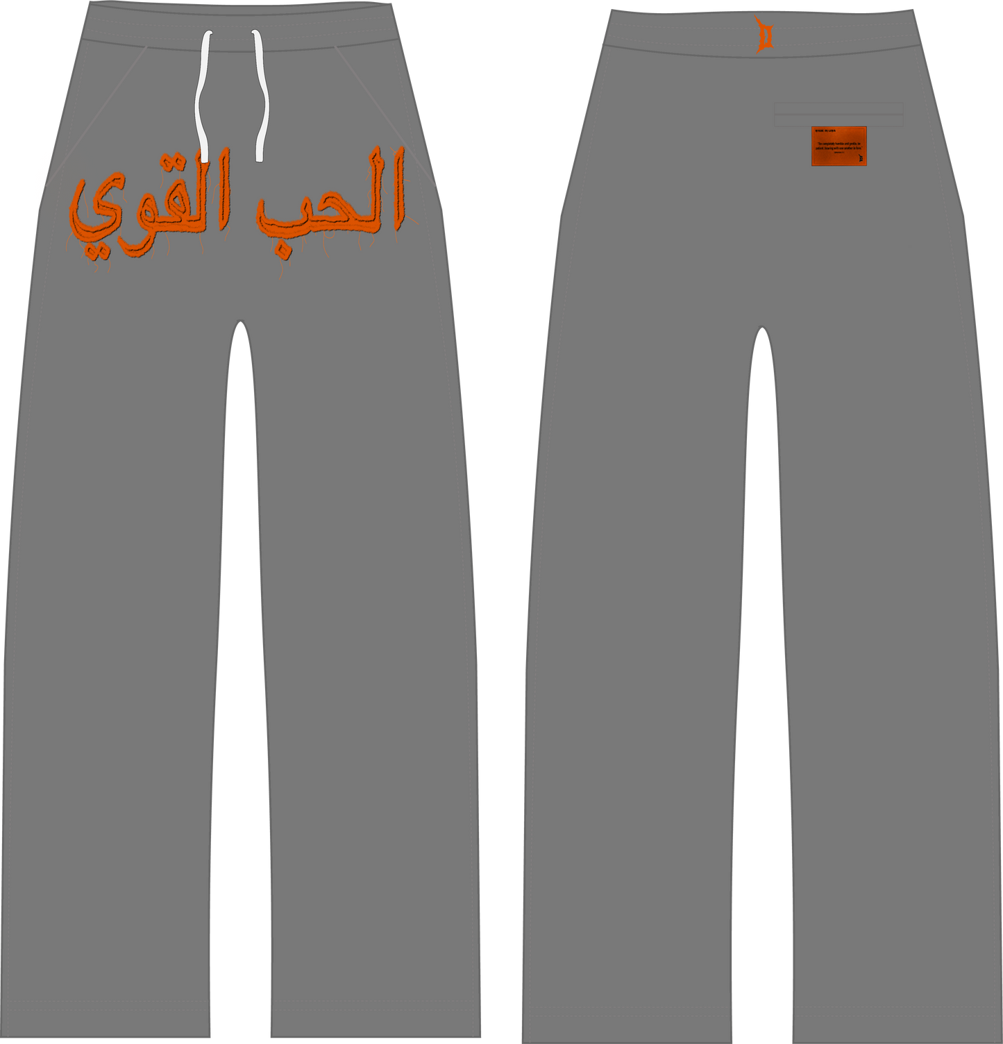 Pre-Order “Tough Love” SweatSuits Safety Orange