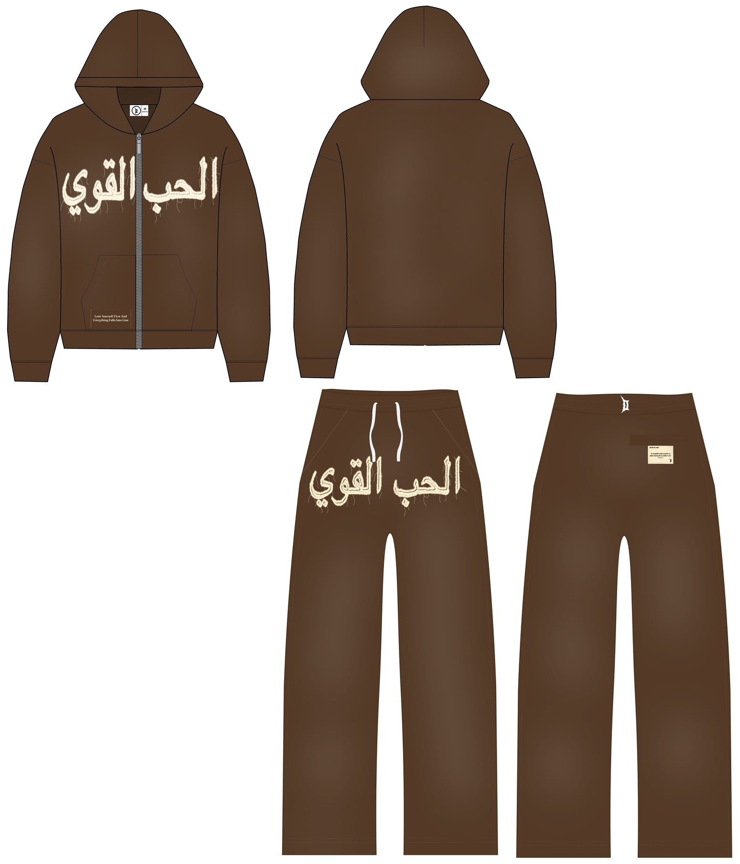 Pre-Order “Tough Love” SweatSuits “Mocha”