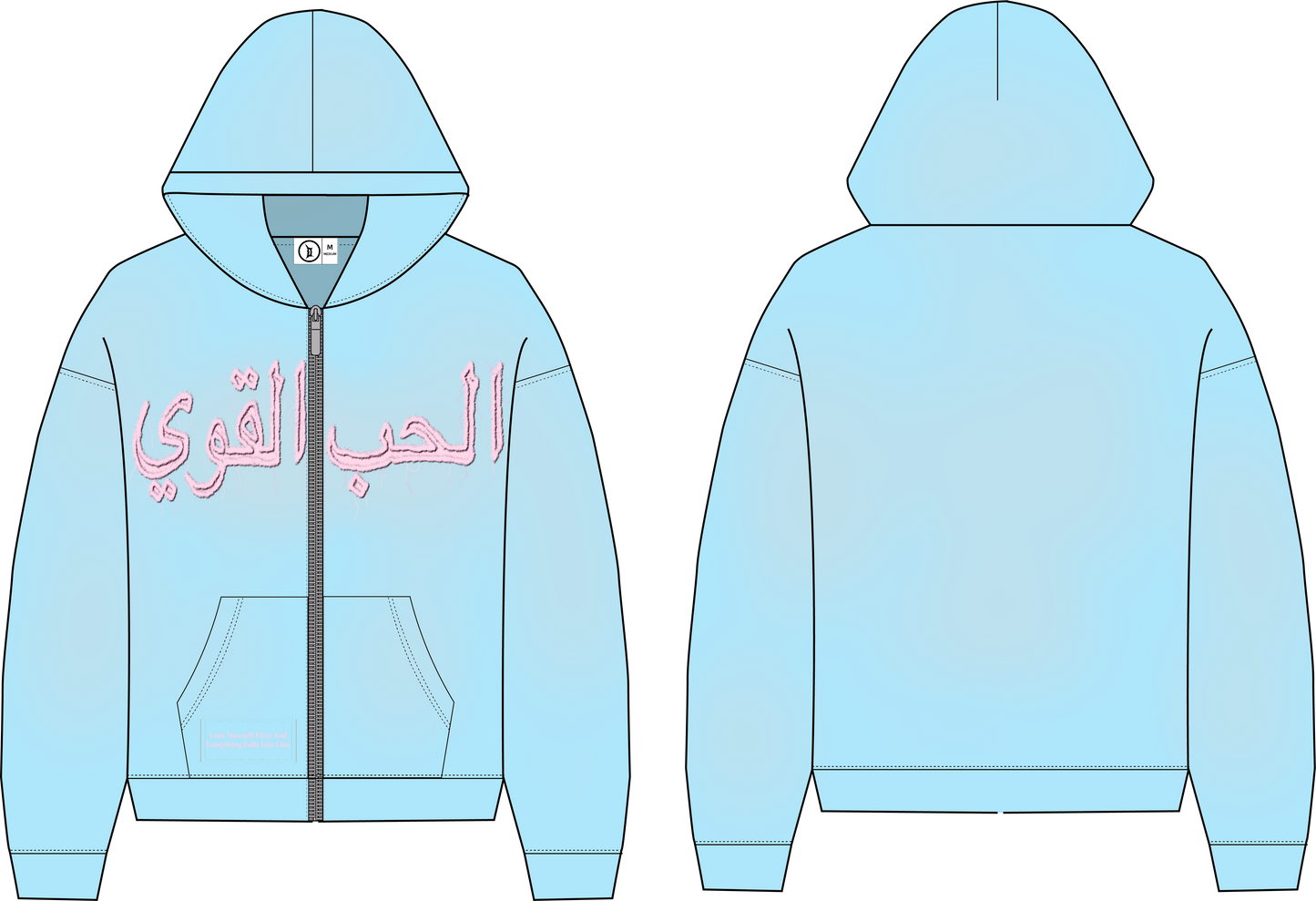 Pre-Order “Tough Love” SweatSuits Cotton Candy