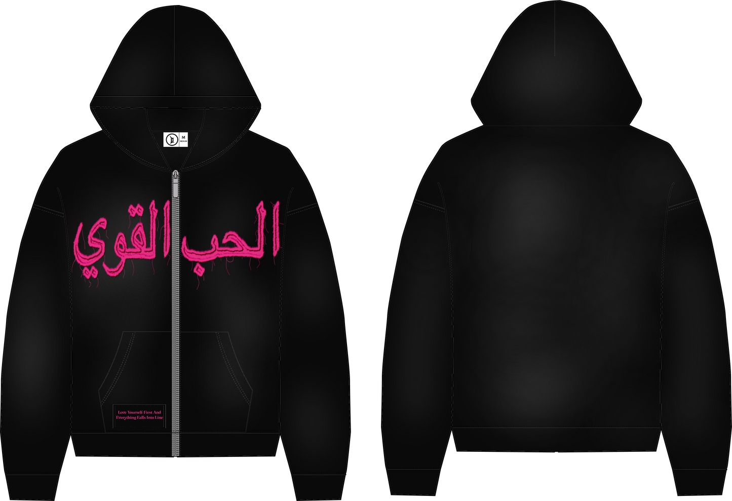 Pre-Order “Tough Love” SweatSuits Black and Pink