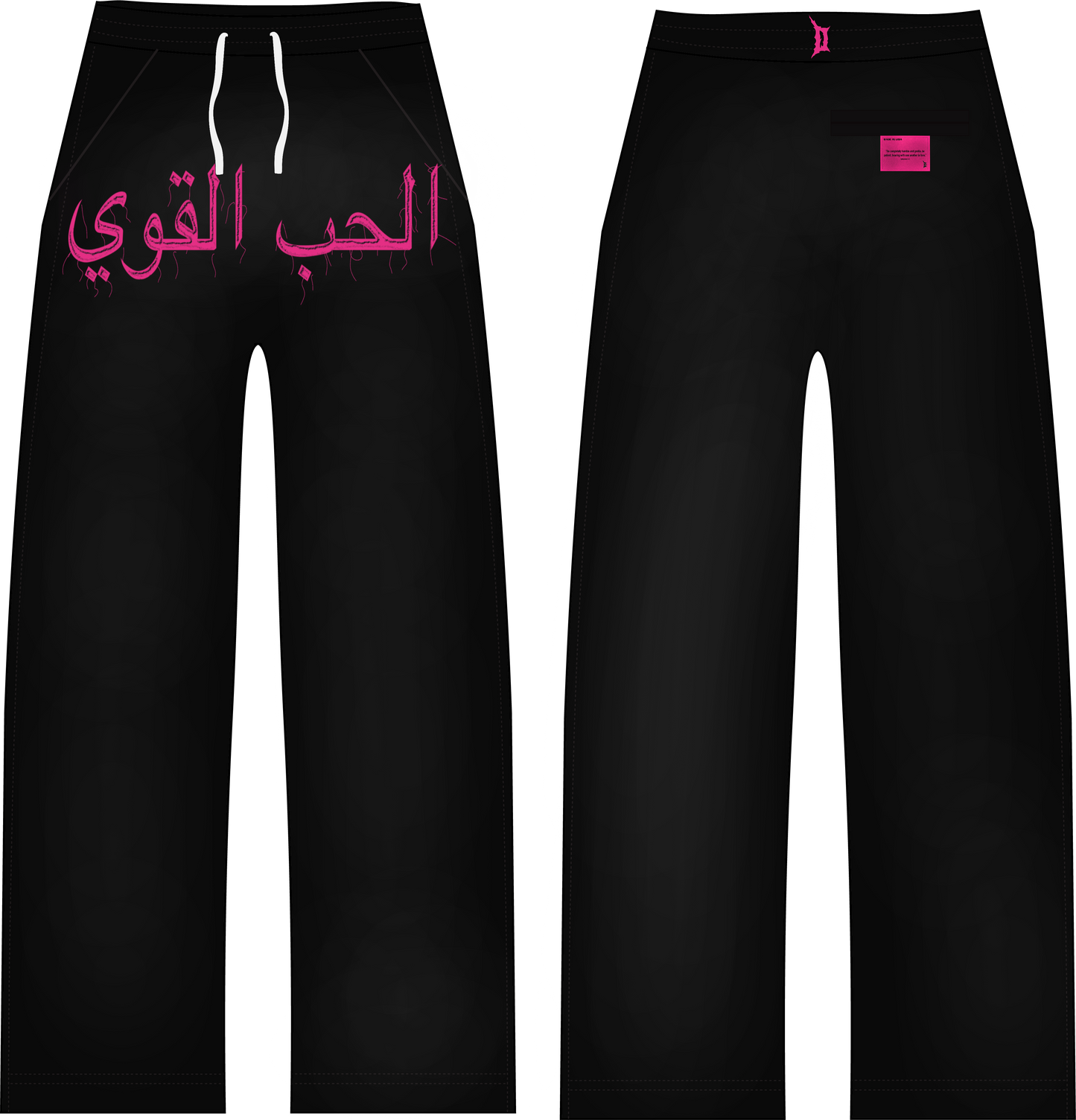 Pre-Order “Tough Love” SweatSuits Black and Pink